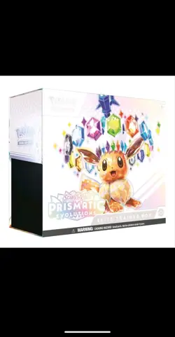 Pokemon TCG Scarlet & Violet Prismatic Evolutions Elite Trainer Box English - Image 1