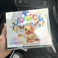 Pokemon TCG Scarlet & Violet Prismatic Evolutions Elite Trainer Box English - Image 1