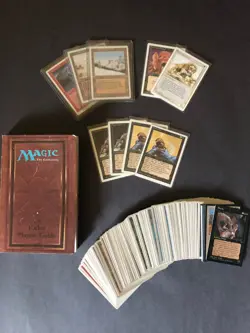 1994 Magic The Gathering Cards. Taiga and Badlands. Near Mint. 136 cards - Image 1