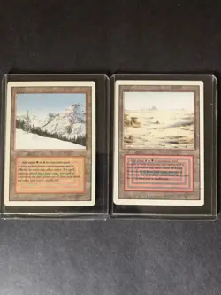 1994 Magic The Gathering Cards. Taiga and Badlands. Near Mint. 136 cards - Image 3