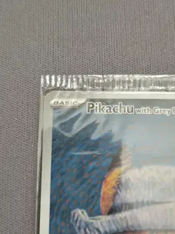 Pokemon TCG: Van Gogh Pikachu with Grey Felt Hat SVP 085 Promo Card SEALED! - Image 3