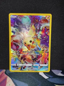 Pokemon Pikachu TCG Full Art Secret Rare Holo Card 160/159 Crown Zenith - Image 3