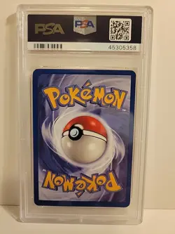Pokemon Card 1st Edition Dark Alakazam Rare Star PSA 9 Mint, Rocket #18, 2000 - Image 2