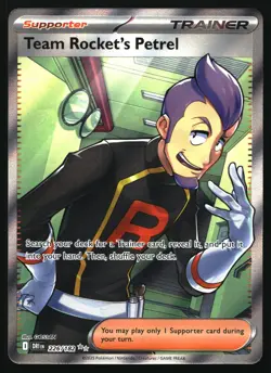 Team Rocket's Petrel 226/182 Destined Rivals Holo NM/M Pokemon - Image 1