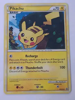 Pokemon Pikachu #HGSS03 Black Star Promo Pokemon TCG LP - Image 1