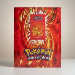 Vintage Pokemon Pikachu Lenticular Folder 1999 Holographic 3D Nintendo Binder - Image 1
