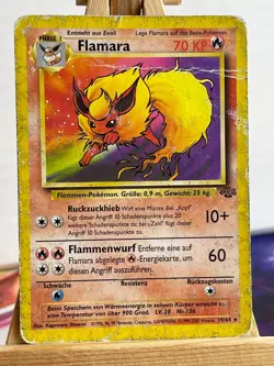 Flamara 19/64 Jungle Dschungel Rare Deutsch Poor Pokemon - Image 1