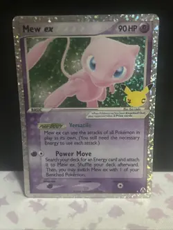 Pokemon Mew EX Holo 88/92 Celebrations 2021 NM Condition - Image 1