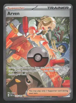 Arven 235/091 Pokemon TCG SV: Paldean Fates NM - Image 1