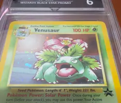 Venusaur 13 Black star promo year 2000 Holo - Pokemon Card - get graded 6 Good - Image 3