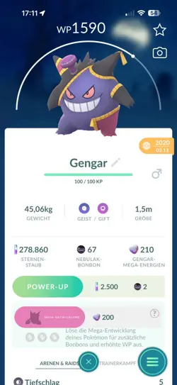!!!Pokemon GO Halloween Gengar von 2020 Lucky Last One #021 - Image 1