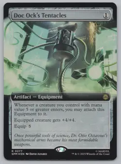 MTG - FOIL Doc Ock's Tentacles (Extended Art) - Marvel's Spider-Man (SPM) -F669 - Image 1