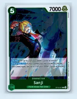 One_piece tcg Carrying On His Will Sanji Near Mint or Better - Image 1
