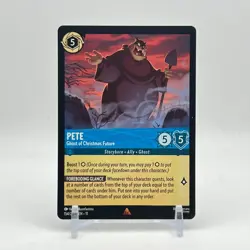 Pete - Ghost of Christmas Future 154/204 R Winterspell Lorcana NM - Image 1