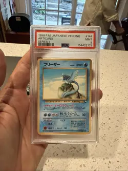 1998 P.M. Japanese Vending Articuno Series 2 #144 PSA 9 - Image 1