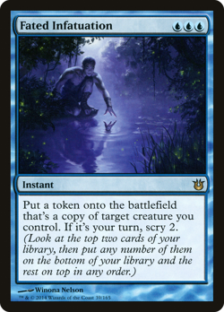 Fated Infatuation #39 (MP) Born of the Gods BNG Magic MTG - Image 1