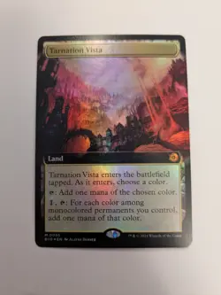 Tarnation Vista (Extended Art) Outlaws of Thunder Junction MtG Big Score Foil 95 - Image 1