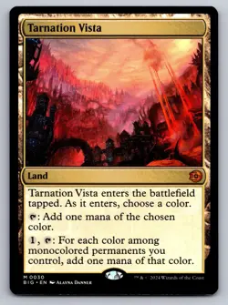 Tarnation Vista 30 Outlaws of Thunder Junction: The Big Score MTG NM - Image 1