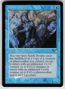 Spark Double (Retro Frame) 319 Ravnica Remastered Magic: The Gathering Foil NM - Image 1