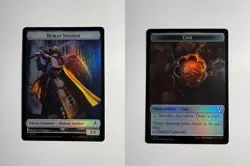 Human Soldier/Clue Double-Sided Token 3/22 MTG Innistrad Remastered Foil - Image 3