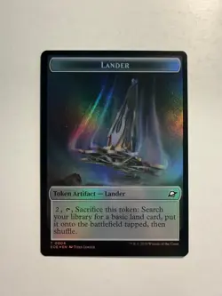 Human Soldier/Lander Double-Sided Token 2/4 MTG Edge of Eternities Foil - Image 2