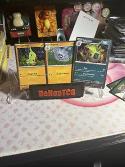 🌀Pokemon PAL 110/193 Larvitar, 111/193 Pupitar, Tyranitar 135/193 Cosmos Holos - Image 1