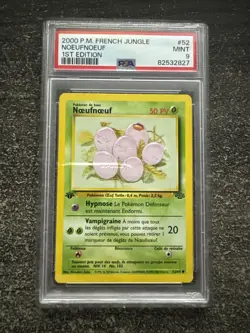 NOEUFNOEUF COMMUNE - POKEMON 52/64 JUNGLE EDITION 1 PSA 9 - Image 1