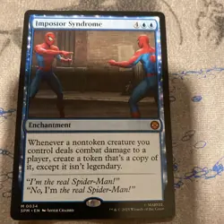 x1 Impostor Syndrome M MTG Marvel's Spider-Man M/NM, English IN HAND - Image 1
