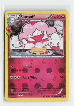 Slurpuff RC20/RC32 Uncommon Generations: Radiant Collection Holofoil Pokemon NM - Image 1