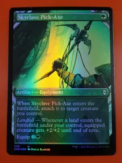 1x Skyclave Pick-Axe | FOIL Showcase | Zendikar Rising | MTG Magic Cards - Image 1