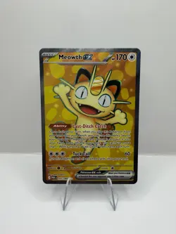 Meowth ex 107/088 Me03: Perfect Order Ultra Rare Holo-Pokemon - Image 1