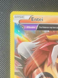 Pokemon TCG Entei Reverse Holo 2015 XY Ancient Origins 15/98 LP Condition - Image 2