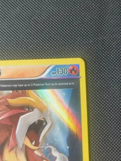 Pokemon TCG Entei Reverse Holo 2015 XY Ancient Origins 15/98 LP Condition - Image 3