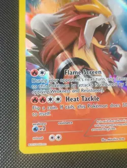 Pokemon TCG Entei Reverse Holo 2015 XY Ancient Origins 15/98 LP Condition - Image 5