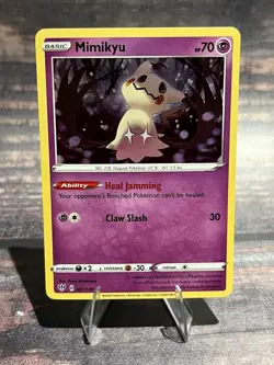 Mimikyu 81/189 Cosmos Holo Darkness Ablaze Pokemon Card - Image 1