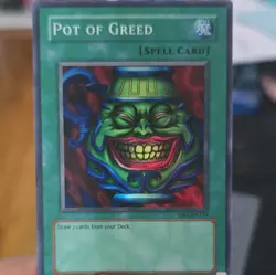 Konami Pot of Greed DB1-EN134 Dark Beginning 1 Rare Regular English Unlimited - Image 1