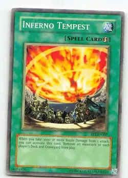 Inferno Tempest EP1-EN007 Movie Exclusive Pack Ultra Rare MP Yu-Gi-Oh - Image 1
