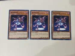 Yugioh - Necroface x 3 - 1st Edition LP - Plus Free Holographic Card - A - Image 1