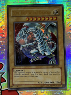 YuGiOh PLAYSET Blue-Eyes White Dragon JMP-001 Ultra Rare JUMP Promo - Image 3