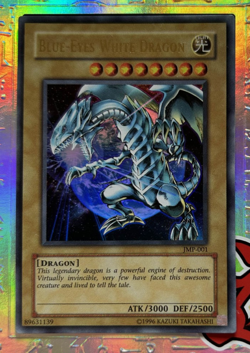 YuGiOh PLAYSET Blue-Eyes White Dragon JMP-001 Ultra Rare JUMP Promo - Image 4