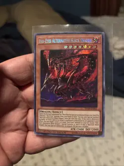 *** RED-EYES ALTERNATIVE BLACK DRAGON *** SECRET RARE TN19-EN005 YUGIOH! - Image 3