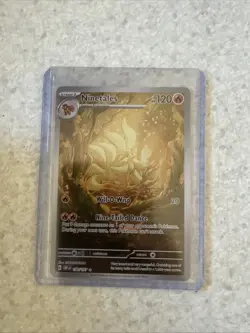 Ninetales Pokemon TCG Obsidian Flames Illustration Rare Card 199/197 - Image 1