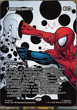 1x Comeuppance - Extended Art NM Eng MTG - Marvel Universe - Image 1