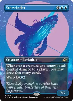 1x - Starwinder - (borderless #291) - Edge of Eternities - NM MTG - Image 1