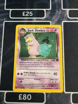 Dark Slowbro Team Rocket 12/82 Rare Regular English Pokemon TCG Card 2000 60 HP - Image 1