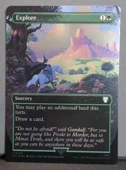 MTG - Lord Of The Rings - Explore - Borderless Foil - NM/M - Image 1