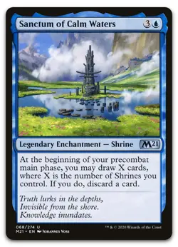 Sanctum of Calm Waters #68 (NM) Core Set 2021 M21 Magic MTG - Image 1