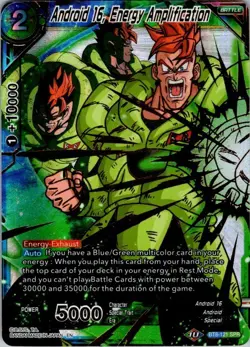 Dragon Ball Super Cards Android 16, Energy Amplification SPR BT8-121 NM - Image 1