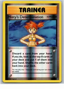 Misty's Determination Reverse Holo XY - Evolutions 80/108 2016 NM - Image 1