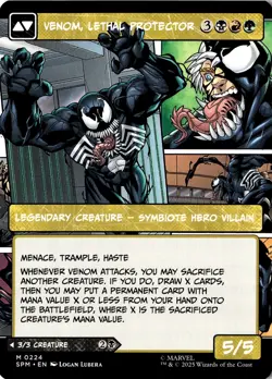 NM/M - Eddie Brock Venom, Lethal Protector (0224) MTG Spider-Man - Image 2